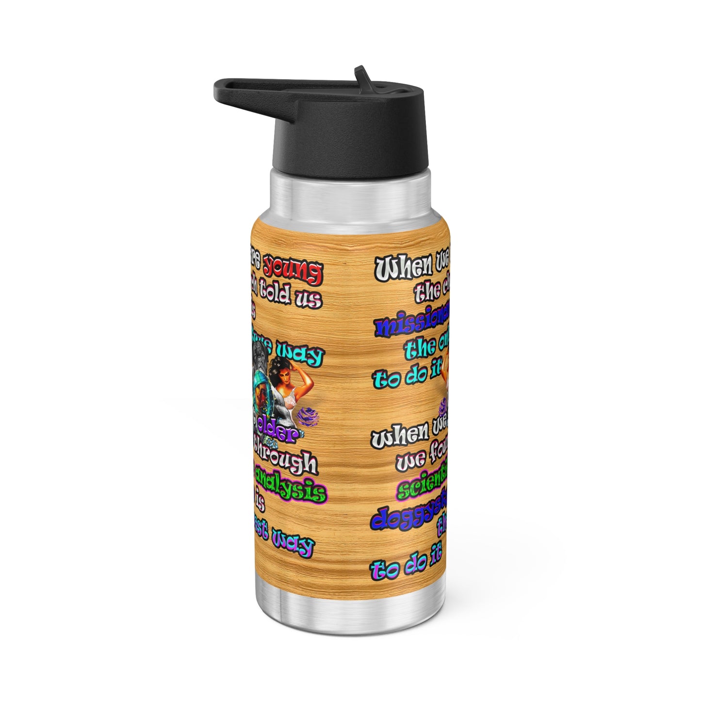 doggystyle - Gator Tumbler, 32oz  (butterscotch wood finish)