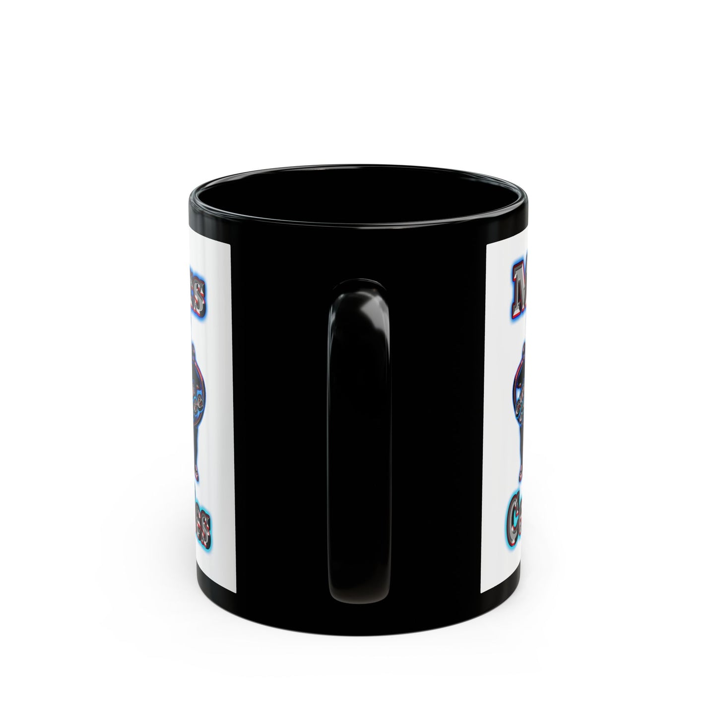 em cee squared - Black Mug (white)