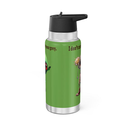 I don't care that your grey - Gator Tumbler, 32oz (green)