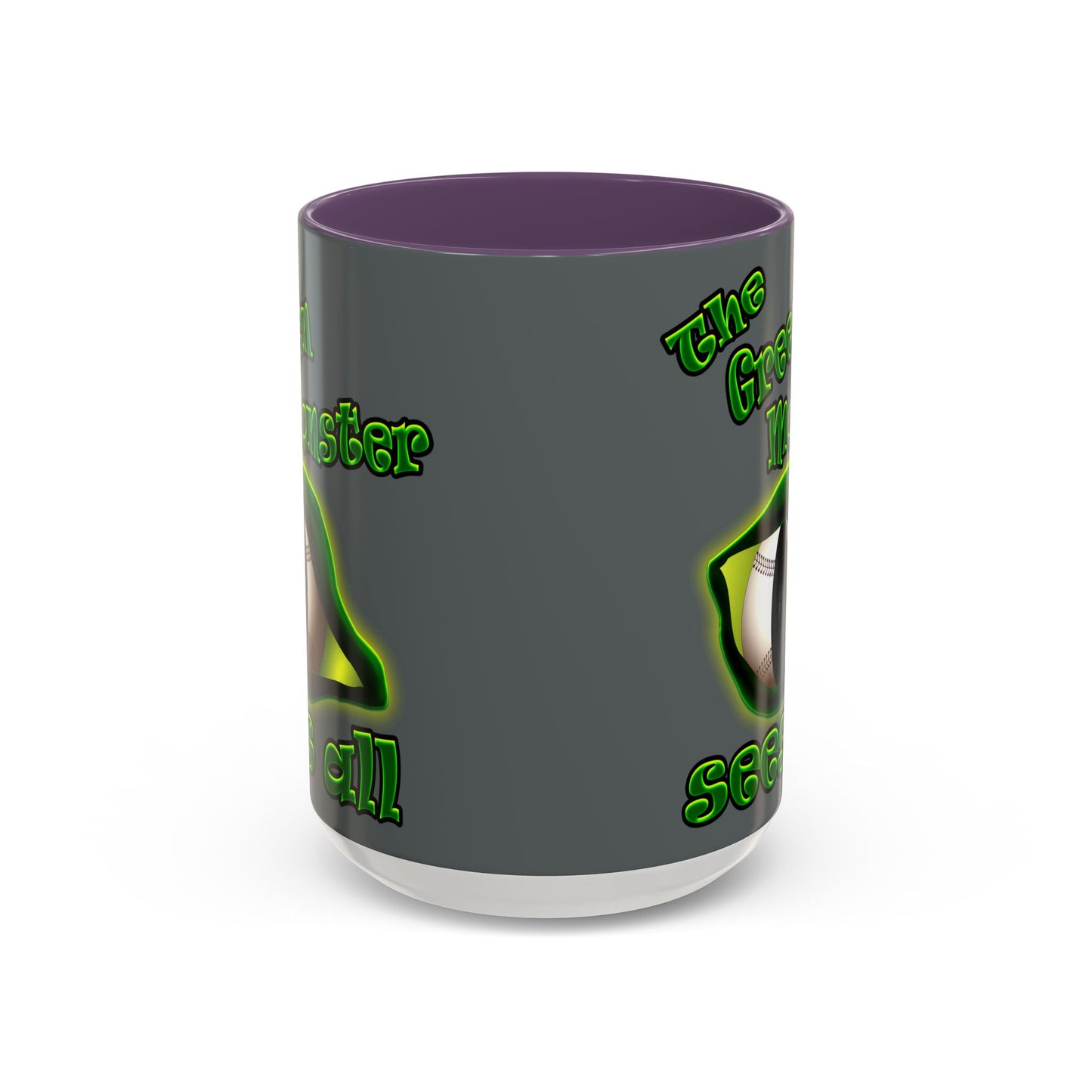 green monster - Accent Mug (dark grey)