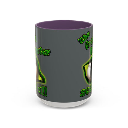 green monster - Accent Mug (dark grey)