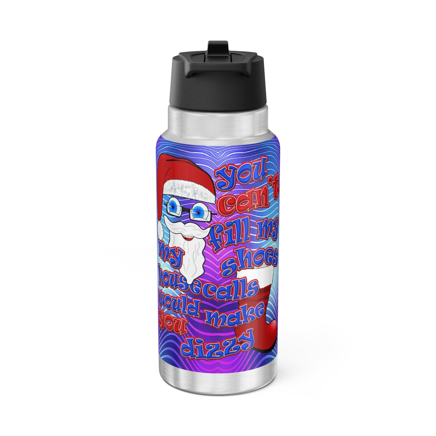 santa's shoes - Gator Tumbler, 32oz  (purple wave)