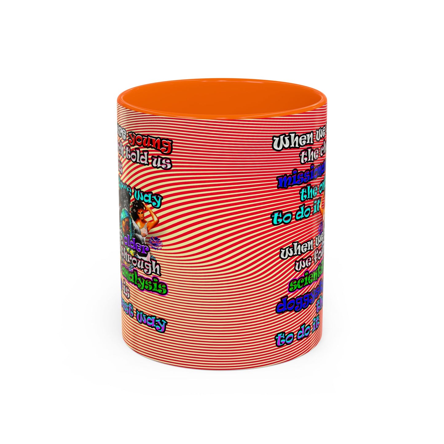 doggystyle - Accent Mug (yellow-orange wave)