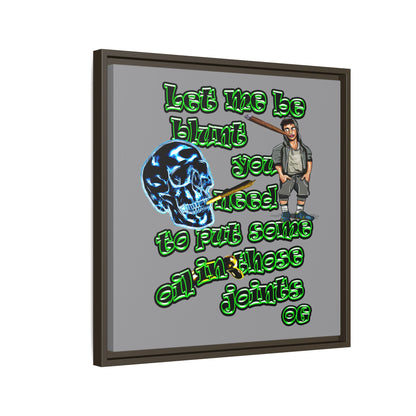og - framed canvas art (grey)