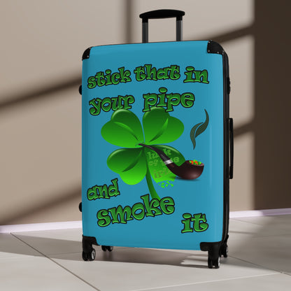stick that in your pipe and smoke it - Suitcase (turquoise)