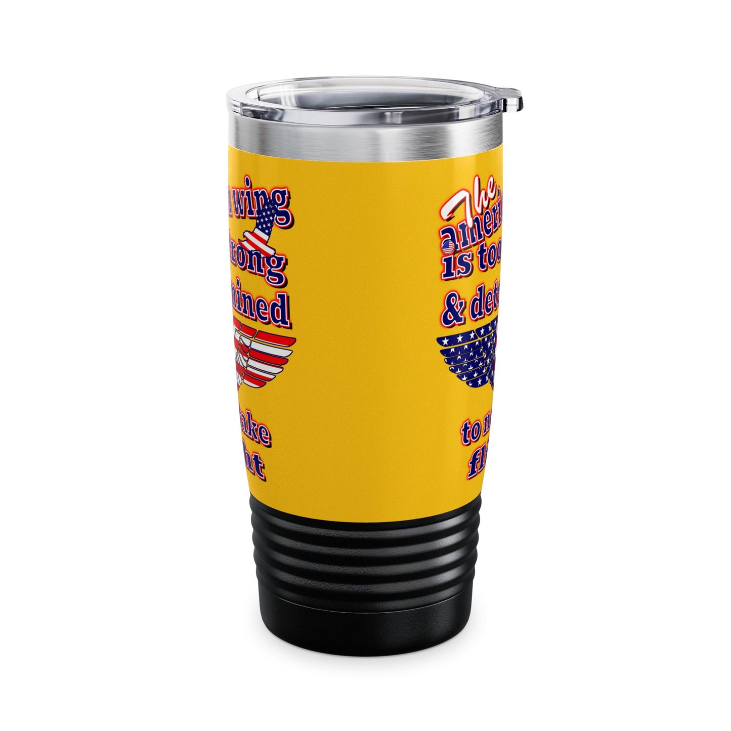 american wing - Ringneck Tumbler, 20oz (yellow)