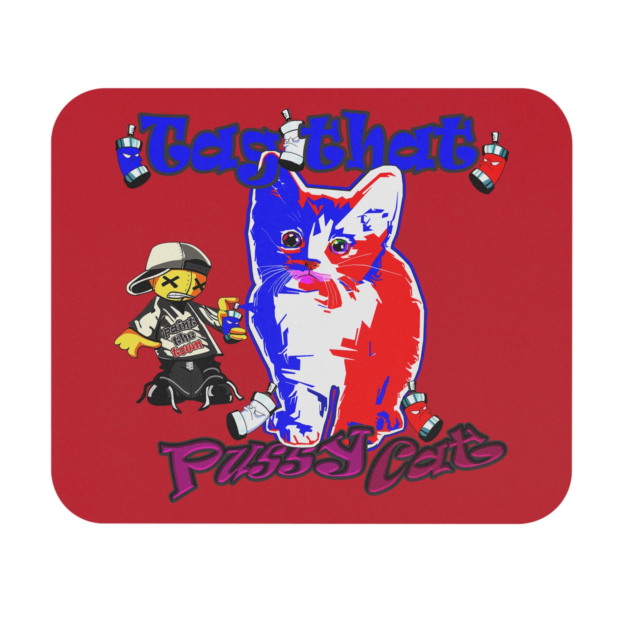 tag that - Mouse Pad (Rectangle) (dark red)