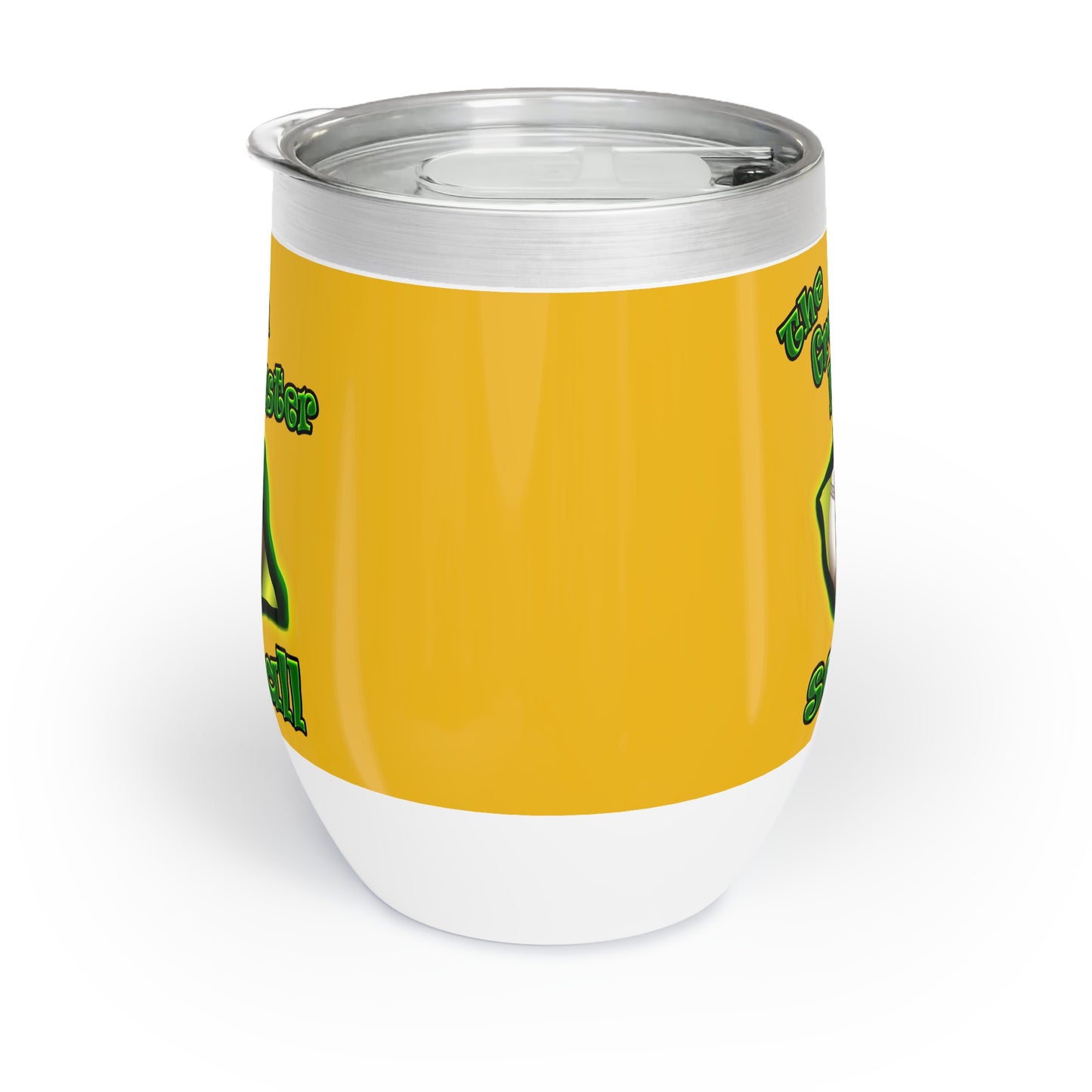 green monster - Chill Wine Tumbler (yellow)