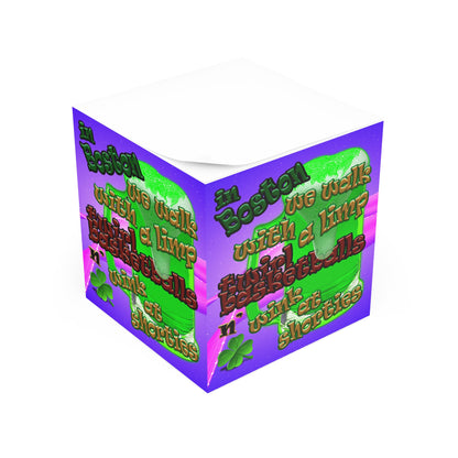 celtic's logo - note cube (purple-pink wave)