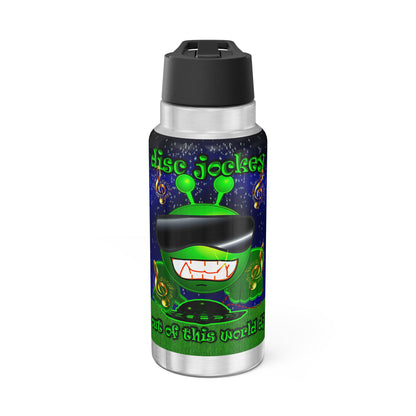 disc jockey - Gator Tumbler, 32oz ('snoops' background)