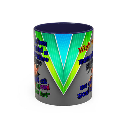 high noon - Accent Mug (rainbow split)