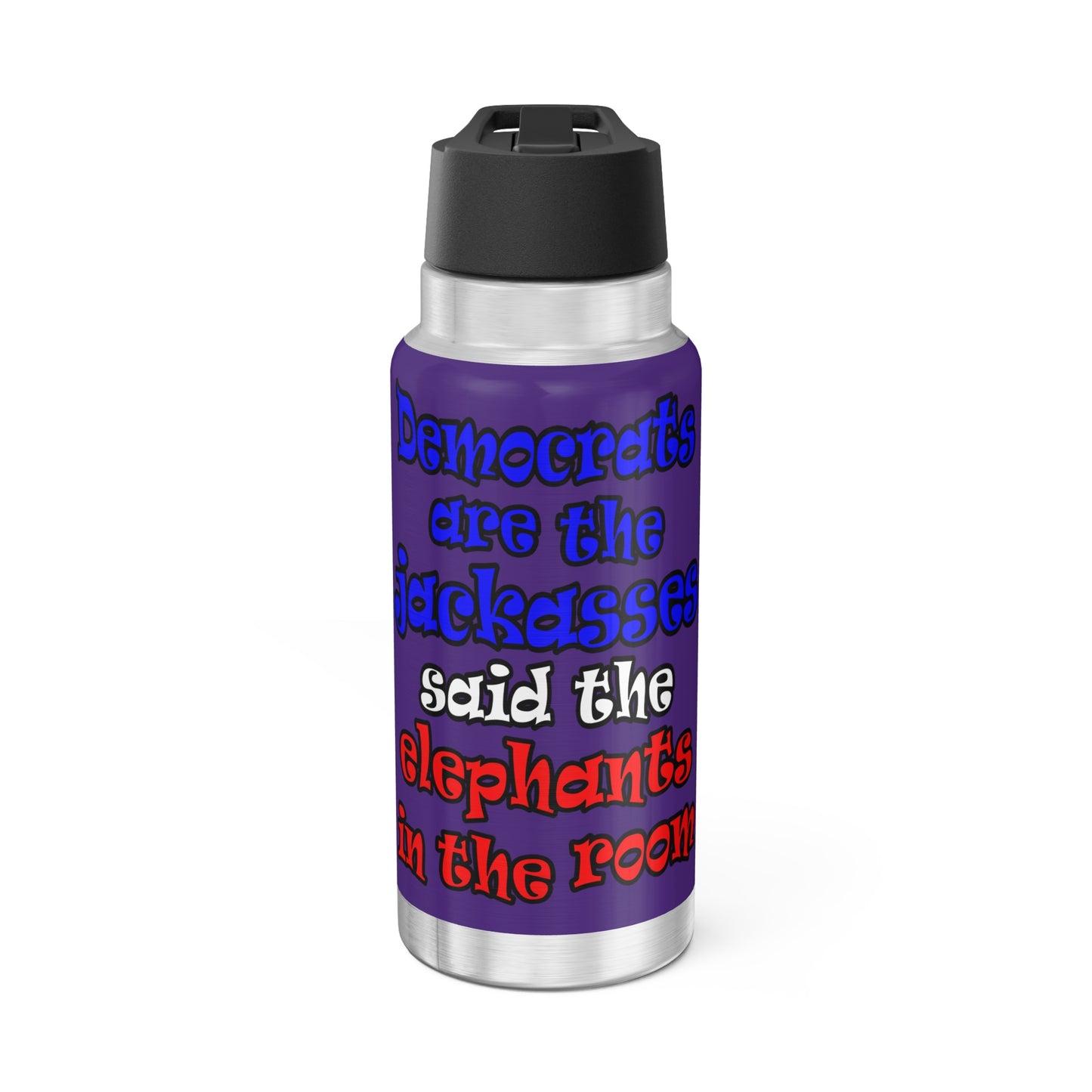 donkeys and elephants - Gator Tumbler, 32oz (purple)