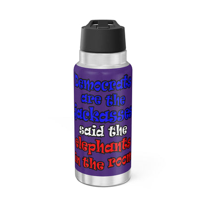 donkeys and elephants - Gator Tumbler, 32oz (purple)