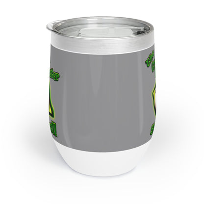 green monster - Chill Wine Tumbler (grey)