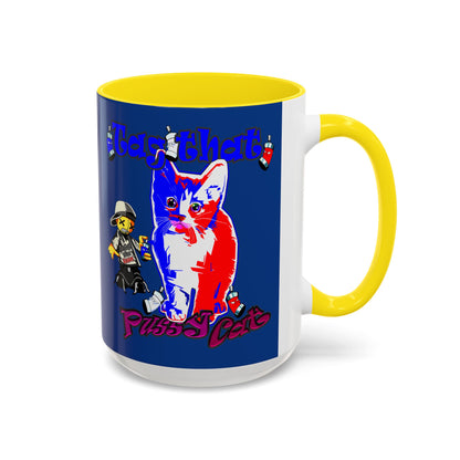 tag that - Accent Mug (dark blue)