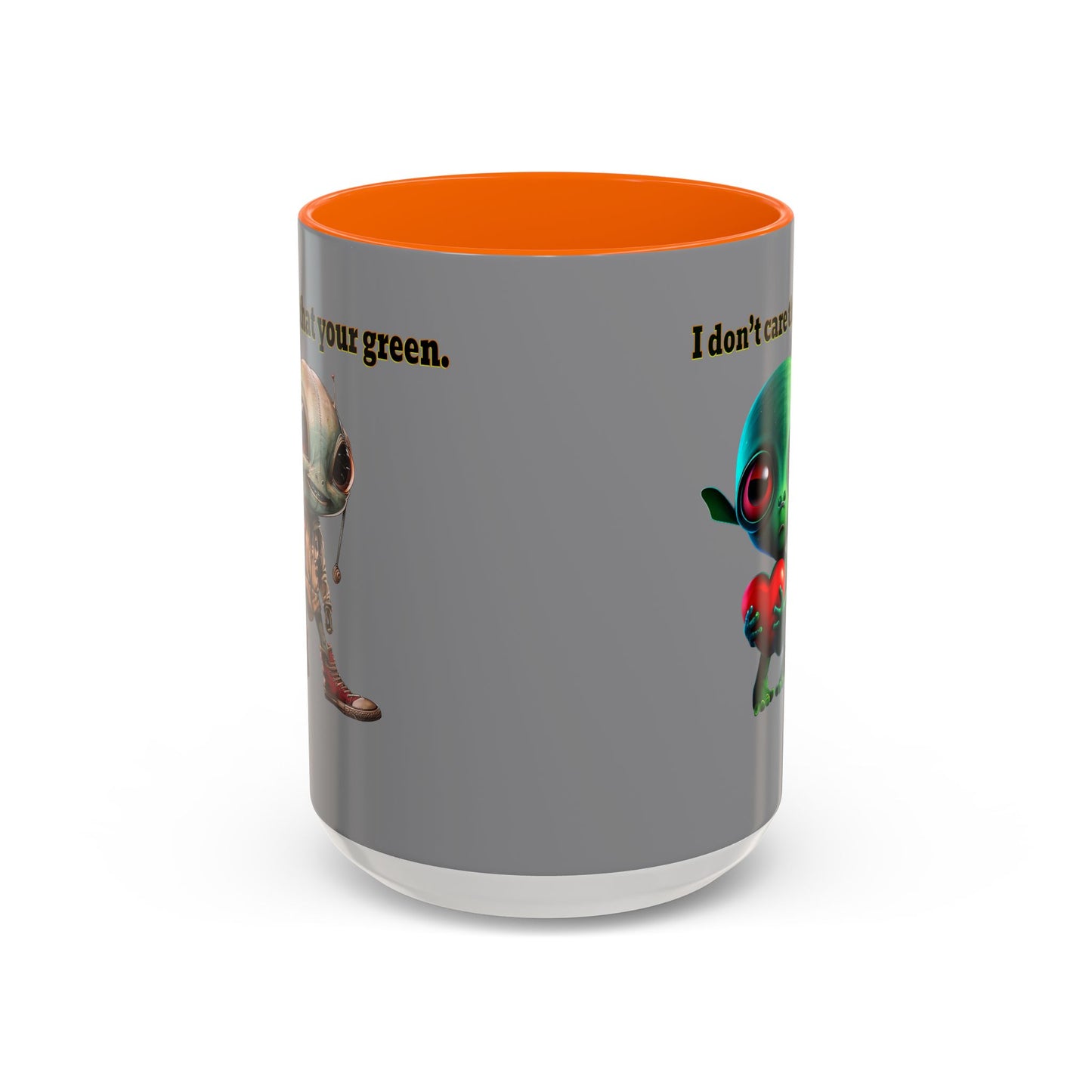 I don't care that your grey - Accent Mug (grey)