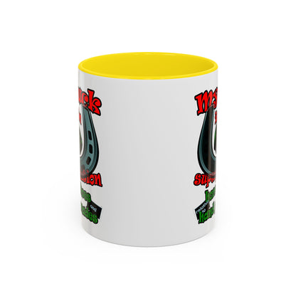 my luck - Accent Mug (white)