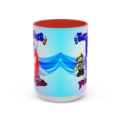 tag that - Accent Mug (light blue-pink wave)
