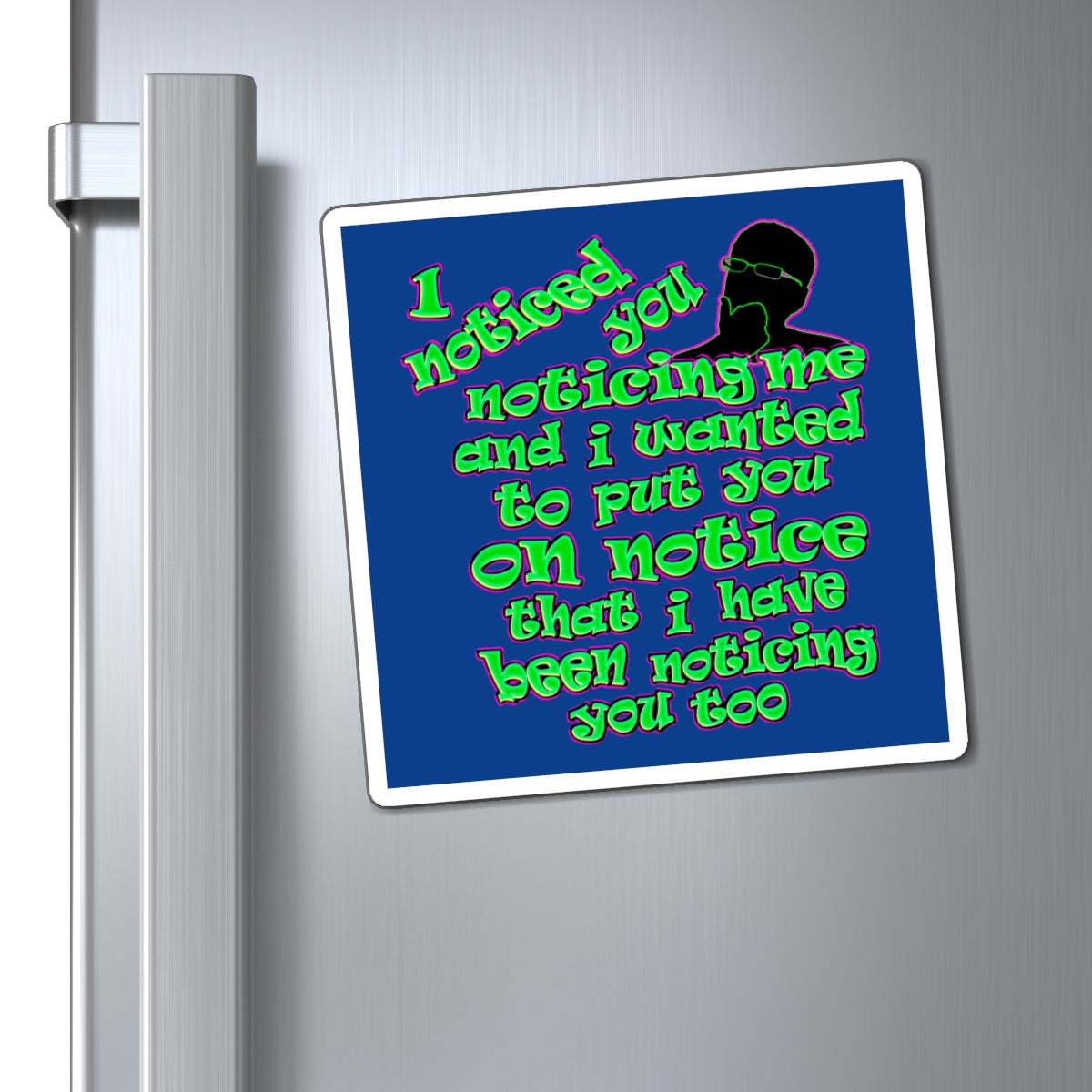 noticed you noticing - Magnets - (dark blue)