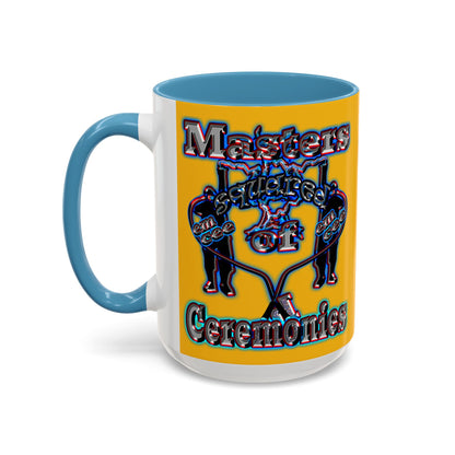 em cee squared - Accent Mug (yellow)