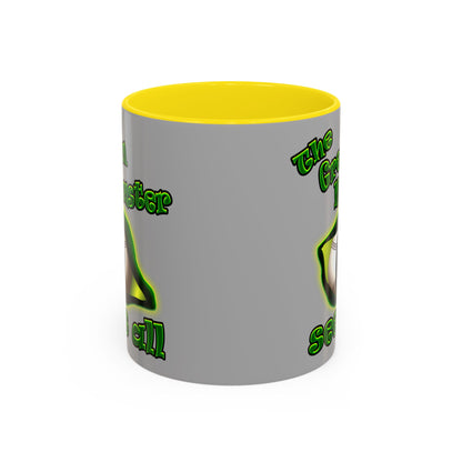 green monster - Accent Mug (light grey)