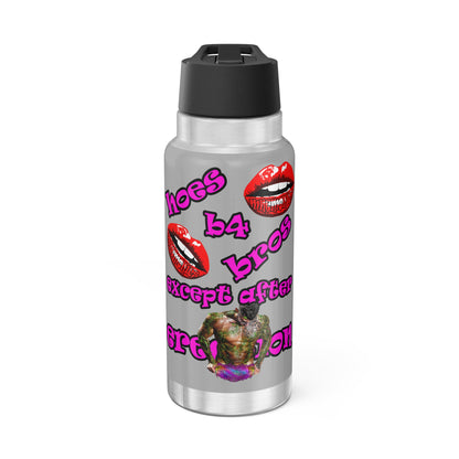 hoes b4 bros - Gator Tumbler, 32oz (light grey)