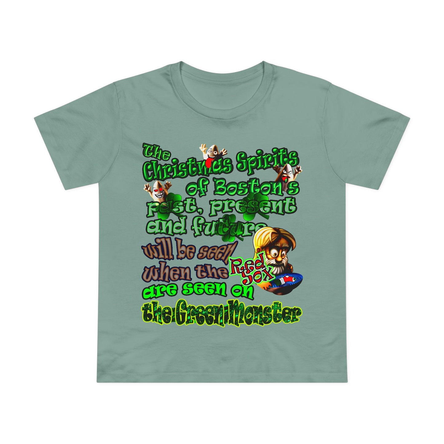 christmas spirits of boston - Women’s Maple Tee