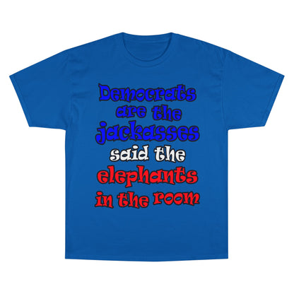 donkeys and elephants - Champion T-Shirt