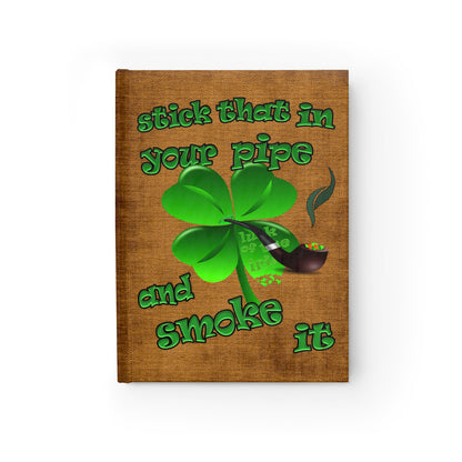 stick that in your pipe and smoke it - journal-blank (brown papyrus)