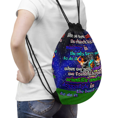 doggystyle - Drawstring Bag ('snoops' background)