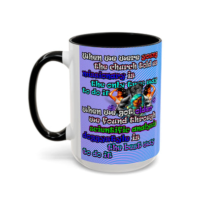 doggystyle - Accent Mug (light blue-purple wave)
