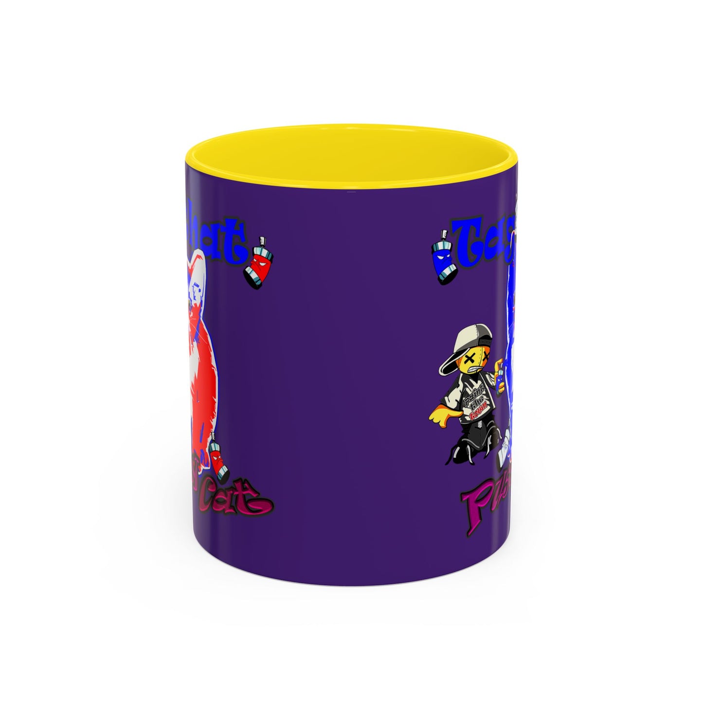 tag that - Accent Mug (purple)