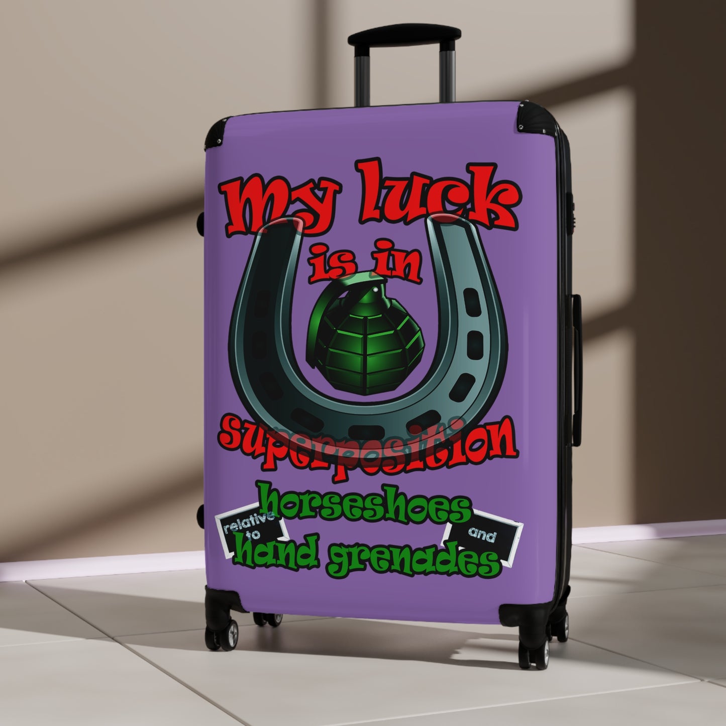 my luck - Suitcase (light purple)