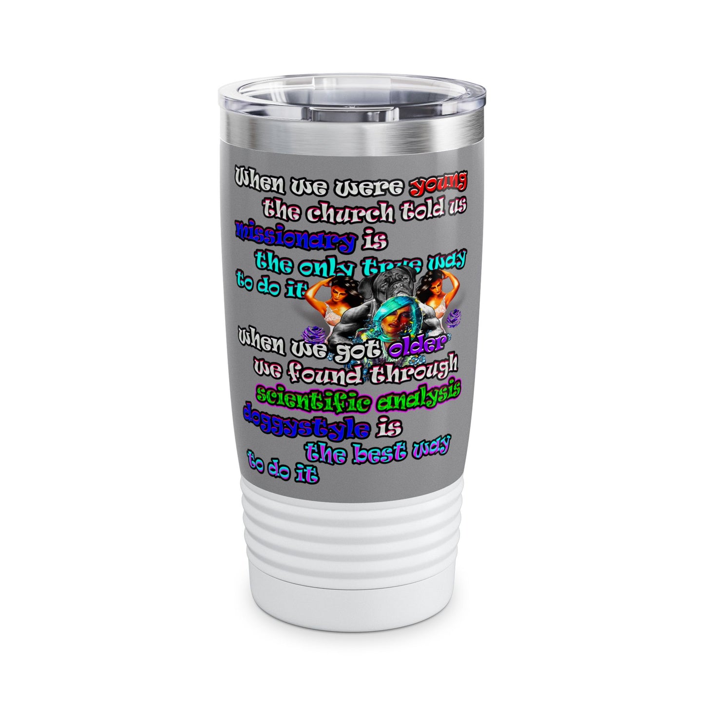 doggystyle - Ringneck Tumbler, 20oz (grey)