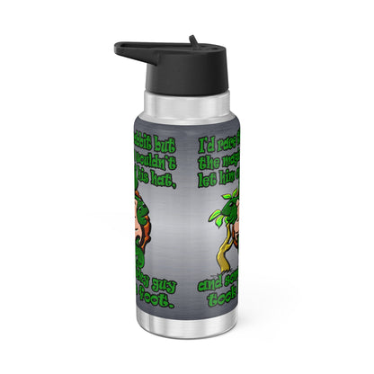 turtle race - Gator Tumbler, 32oz  (brushed nickel)