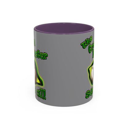 green monster - Accent Mug (grey)