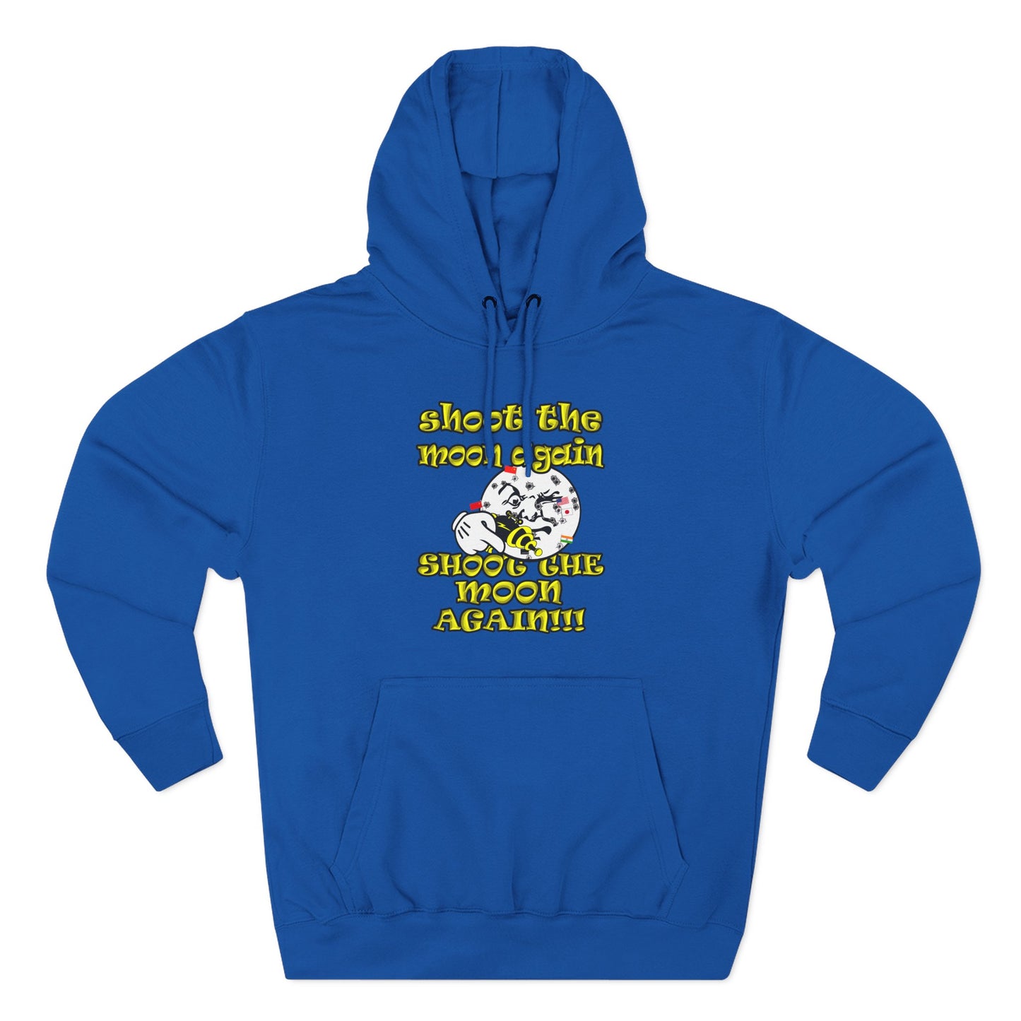 shoot the moon again - Three-Panel Fleece Hoodie