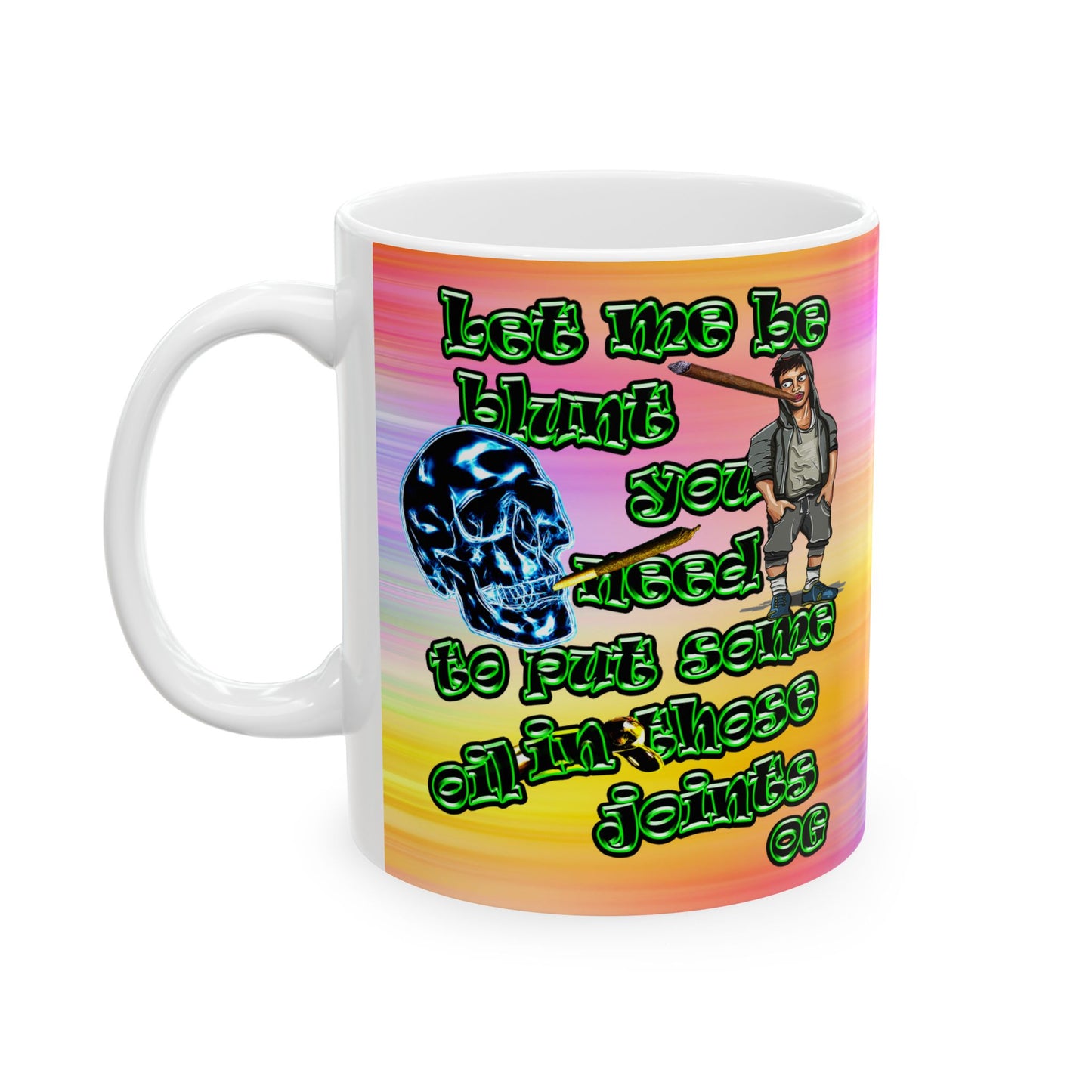 og - White Mug (color blur)