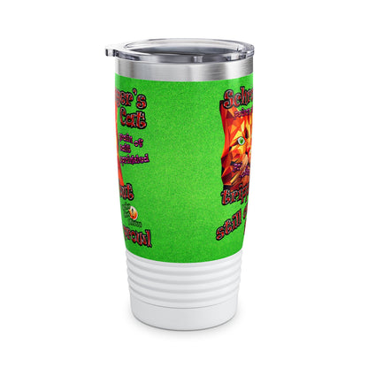 schrodinger's cat - Ringneck Tumbler, 20oz (green turf)