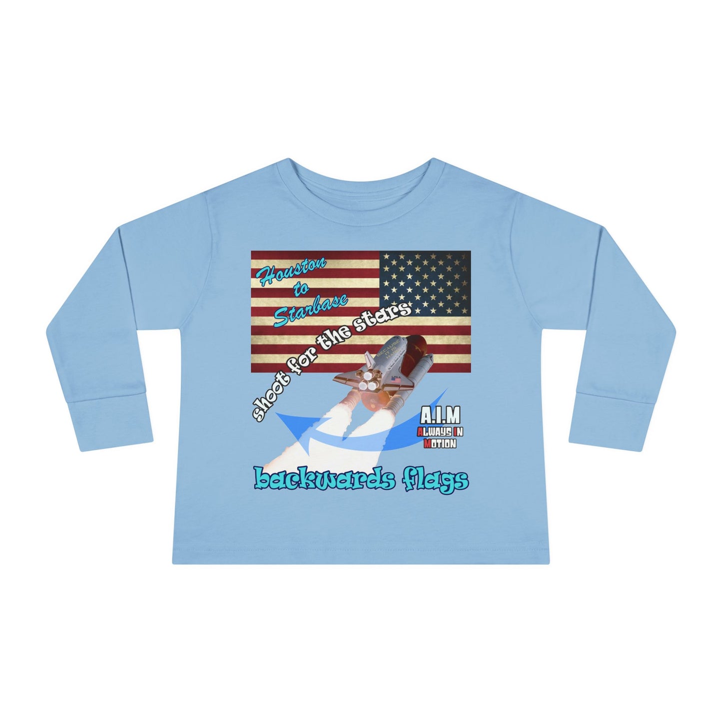 shoot for the stars - Toddler Long Sleeve Tee