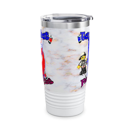 tag that - Ringneck Tumbler, 20oz (white marble)