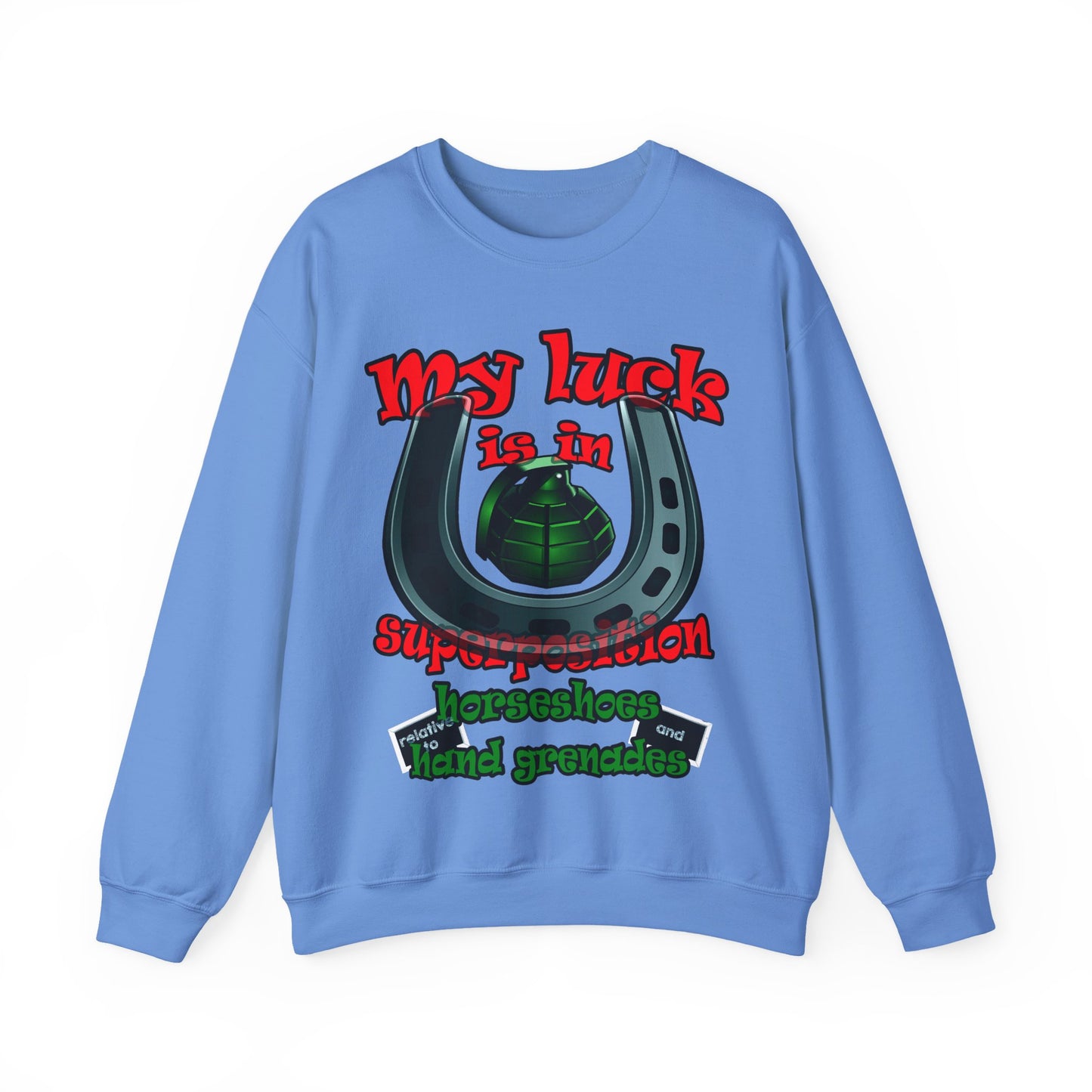my luck - Unisex Heavy Blend™ Crewneck Sweatshirt