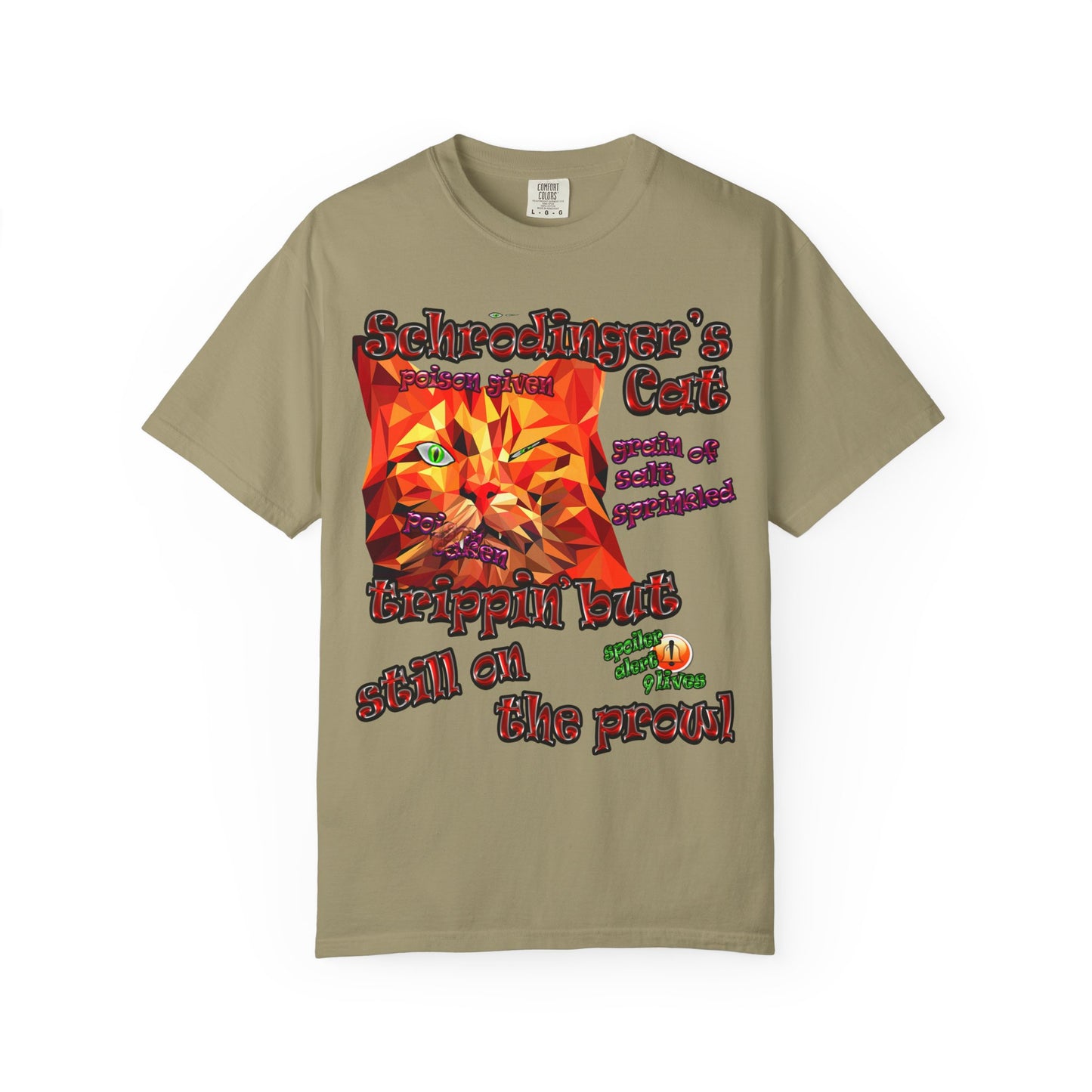 schrodinger's cat - Unisex Garment-Dyed T-shirt