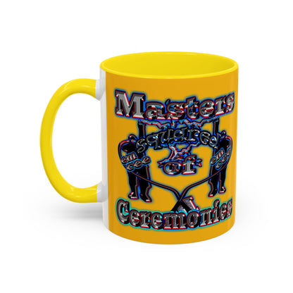 em cee squared - Accent Mug (yellow)