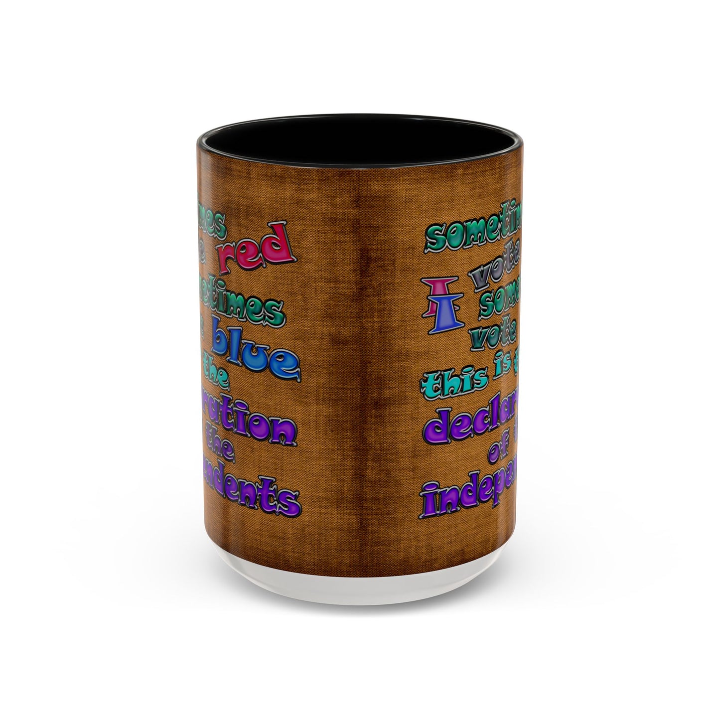 declaration of the independents - Accent Mug (brown papyrus)