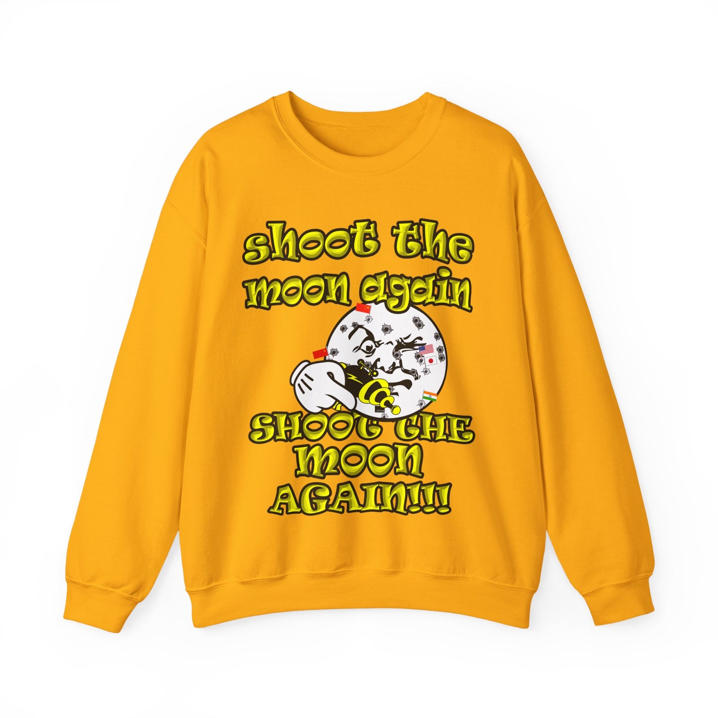 shoot the moon again - Unisex Heavy Blend™ Crewneck Sweatshirt