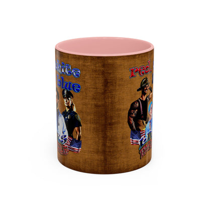 rw&b lives matter - Accent Mug (brown papyrus)