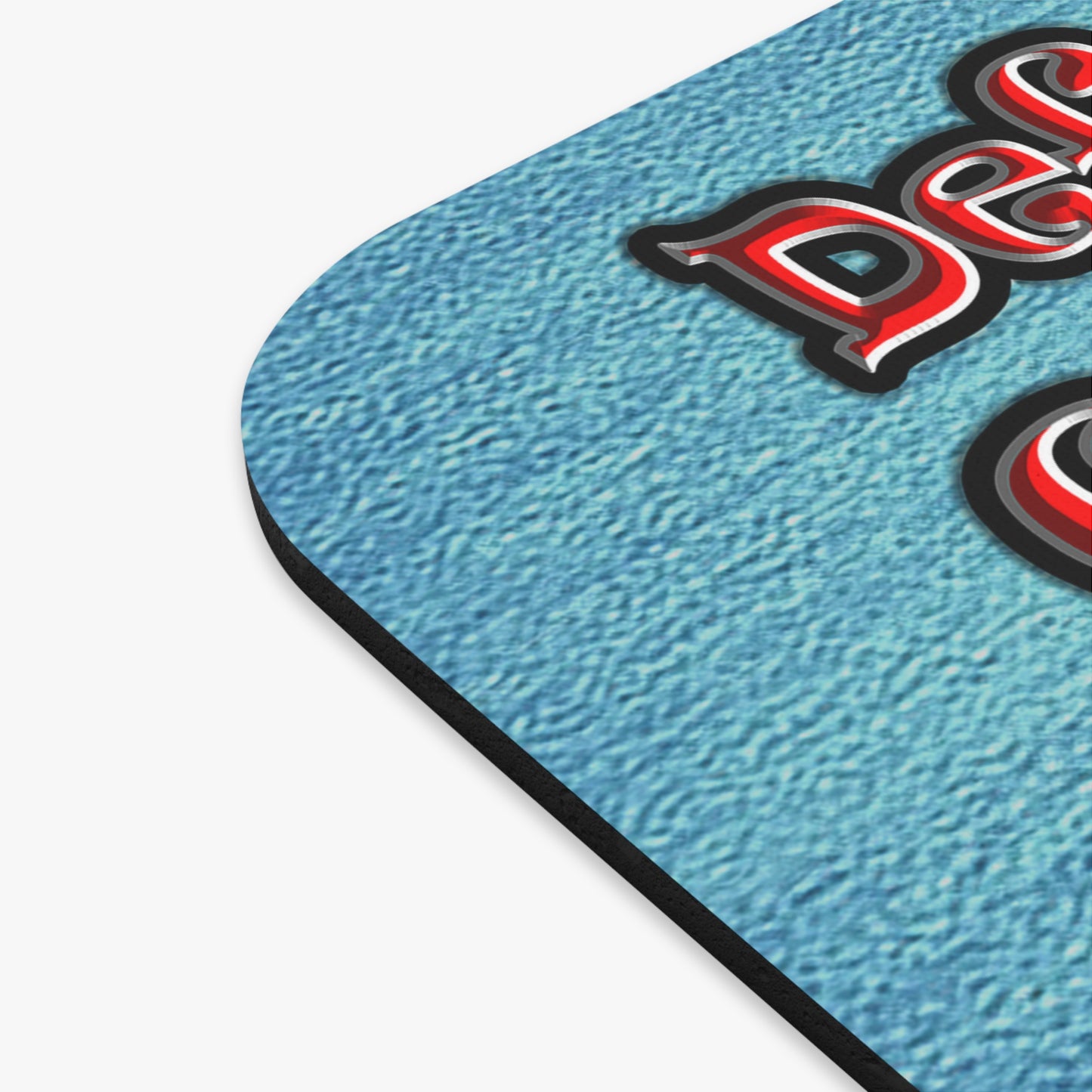 defy conquer reach - Mouse Pad (Rectangle) (faded blue)