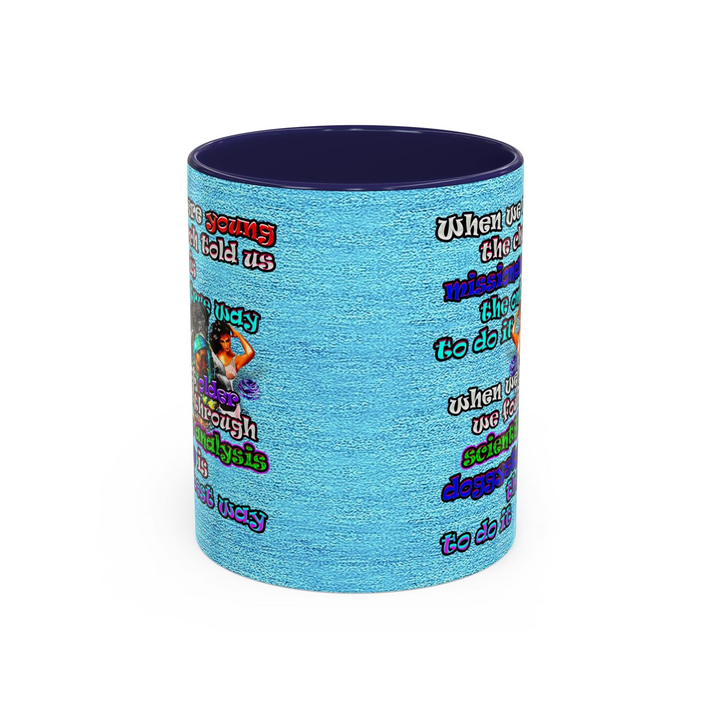 doggystyle - Accent Mug (faded blue)