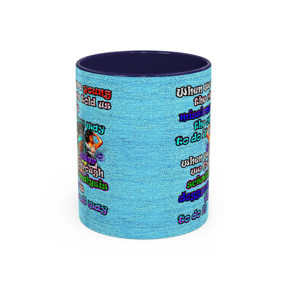 doggystyle - Accent Mug (faded blue)